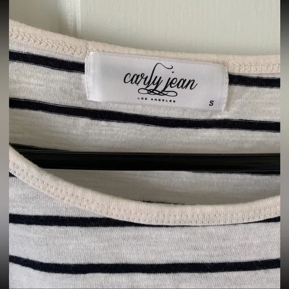 Carly Jean Los Angeles Emma Striped Tee - Picture 3 of 6